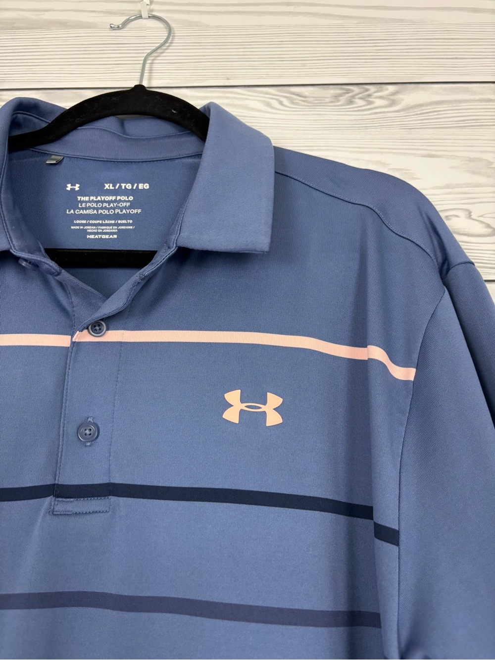 LOT (2) UNDER ARMOUR LOOSE HEAT HEAR THE PLAYOFF POLO SIZE XL LOT OF 2 - Picture 8 of 11